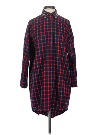 Pre-owned Zara Basic Casual Dress In Red