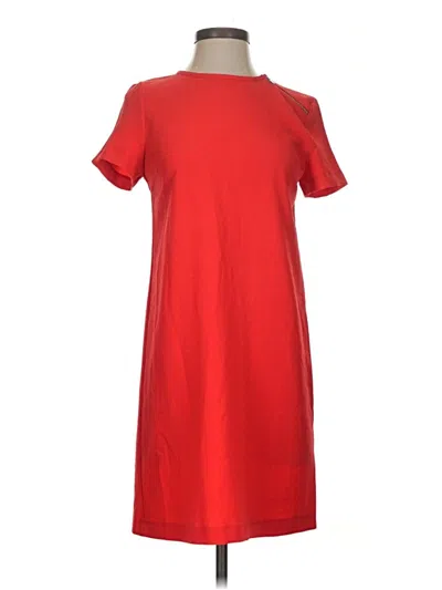 Pre-owned Zara Basic Casual Dress In Red