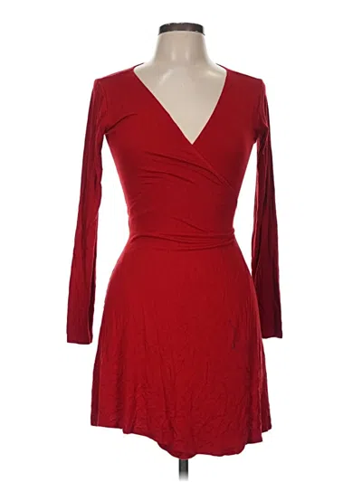 Pre-owned Zara Basic Casual Dress In Red