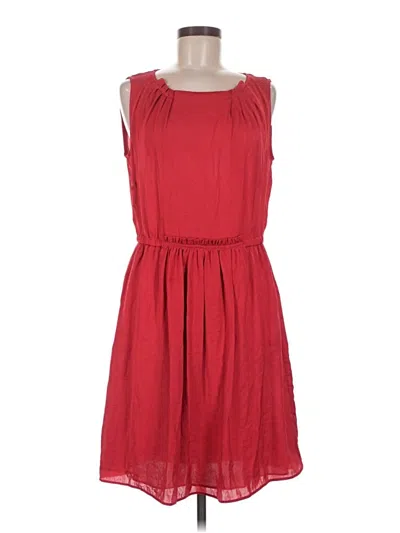 Pre-owned Zara Basic Casual Dress In Red
