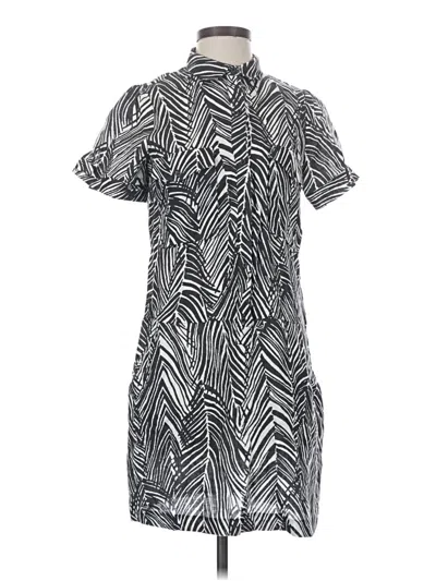 Pre-owned Zara Basic Casual Dress In Silver