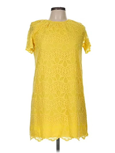 Pre-owned Zara Basic Casual Dress In Yellow