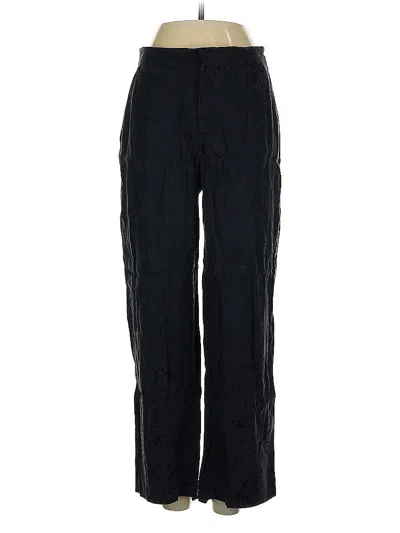 Pre-owned Zara Basic Casual Pants In Black