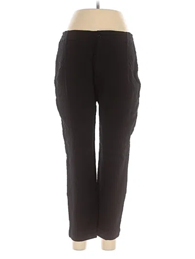 Pre-owned Zara Basic Casual Pants In Black