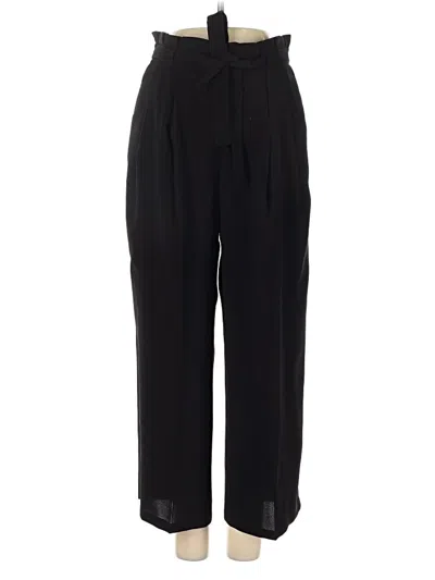 Pre-owned Zara Basic Casual Pants In Black