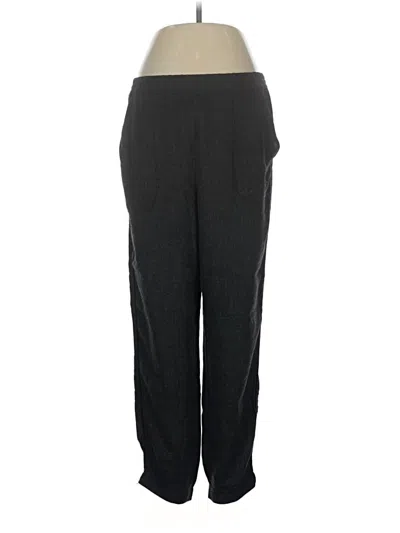 Pre-owned Zara Basic Casual Pants In Black