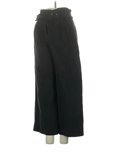 Pre-owned Zara Basic Casual Pants In Black