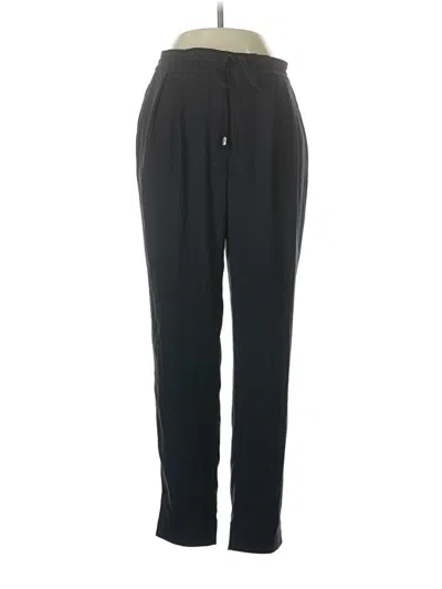 Pre-owned Zara Basic Casual Pants In Black