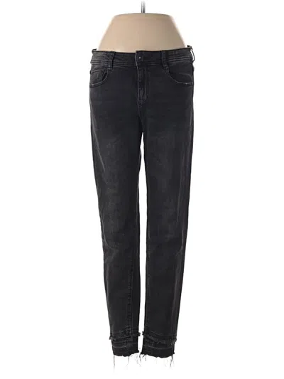 Pre-owned Zara Basic Casual Pants In Black