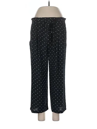 Pre-owned Zara Basic Casual Pants In Black
