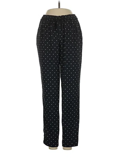 Pre-owned Zara Basic Casual Pants In Black