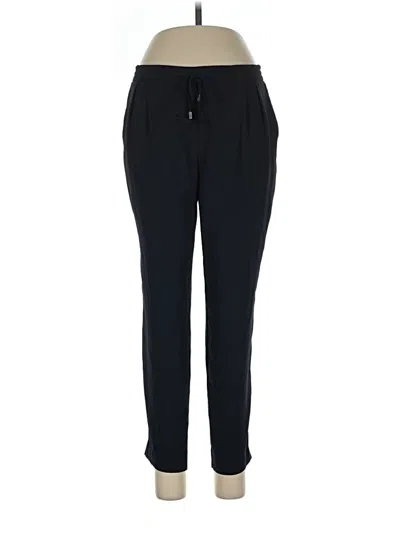 Pre-owned Zara Basic Casual Pants In Black