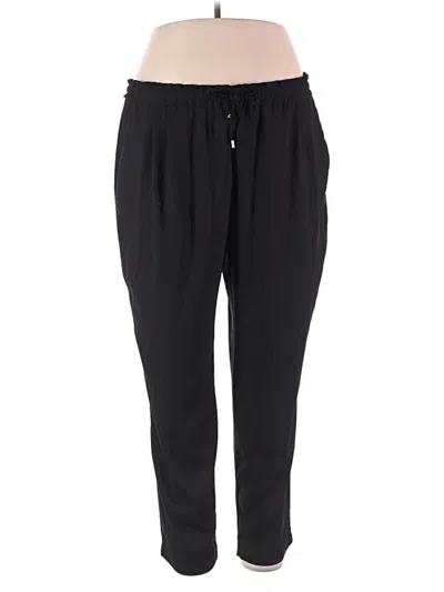 Pre-owned Zara Basic Casual Pants In Black