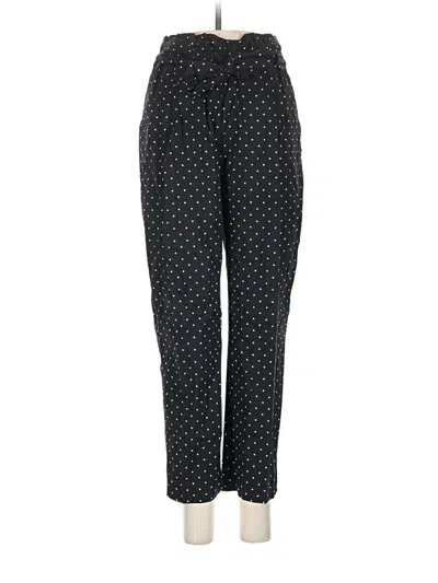 Pre-owned Zara Basic Casual Pants In Black