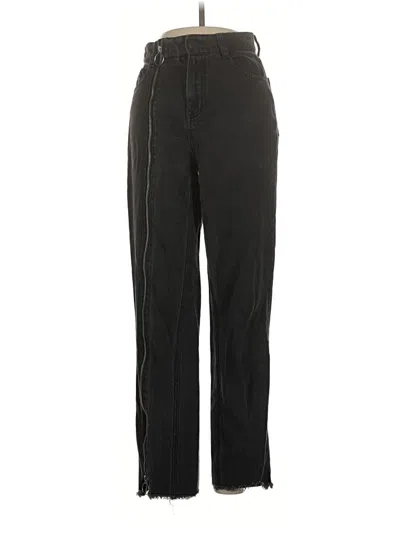Pre-owned Zara Basic Casual Pants In Black