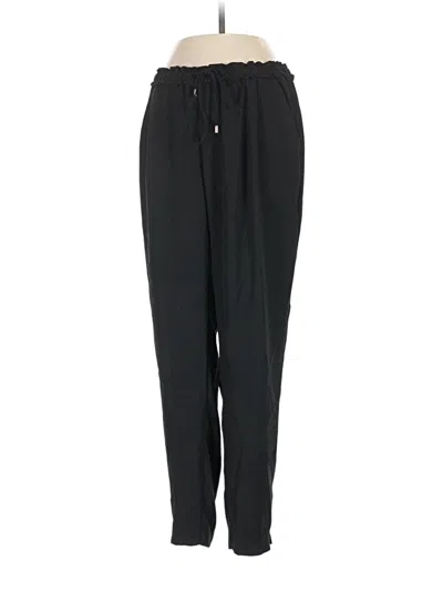 Pre-owned Zara Basic Casual Pants In Black