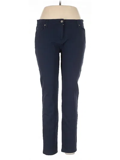 Pre-owned Zara Basic Casual Pants In Blue
