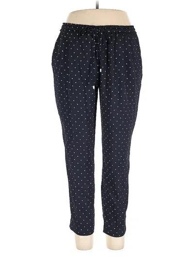 Pre-owned Zara Basic Casual Pants In Blue