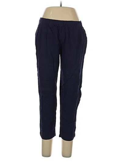 Pre-owned Zara Basic Casual Pants In Blue