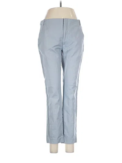 Pre-owned Zara Basic Casual Pants In Blue