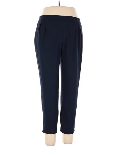 Pre-owned Zara Basic Casual Pants In Blue