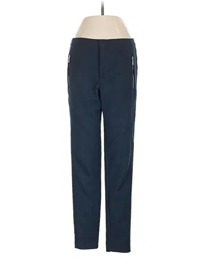 Pre-owned Zara Basic Casual Pants In Blue