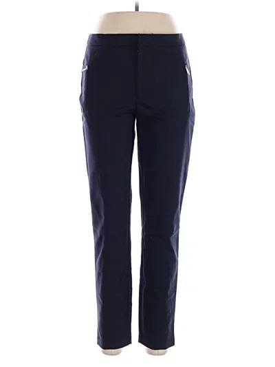 Pre-owned Zara Basic Casual Pants In Blue