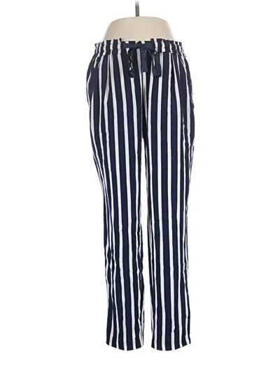 Pre-owned Zara Basic Casual Pants In Blue