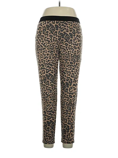 Pre-owned Zara Basic Casual Pants In Brown