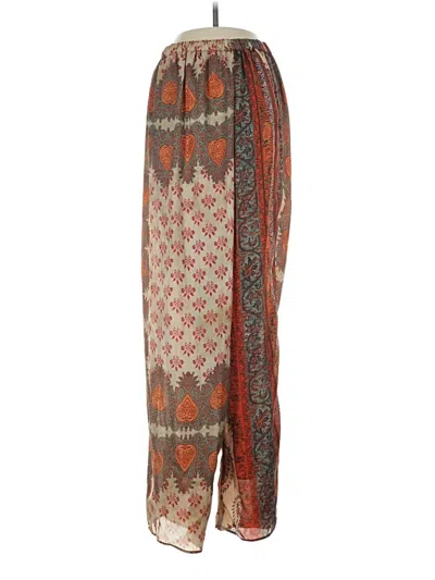 Pre-owned Zara Basic Casual Pants In Brown