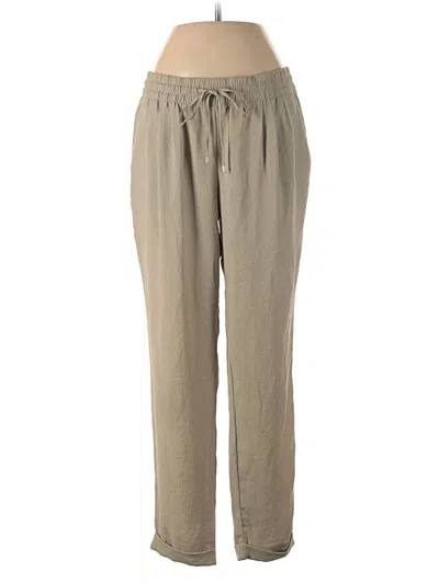 Pre-owned Zara Basic Casual Pants In Brown