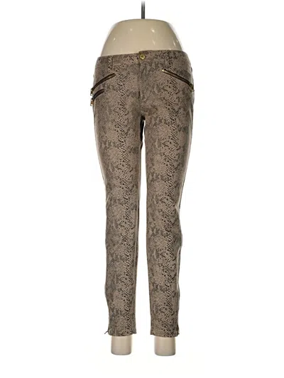 Pre-owned Zara Basic Casual Pants In Brown