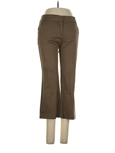 Pre-owned Zara Basic Casual Pants In Brown