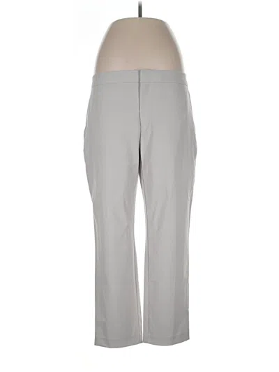 Pre-owned Zara Basic Casual Pants In Gray
