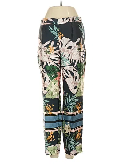 Pre-owned Zara Basic Casual Pants In Green