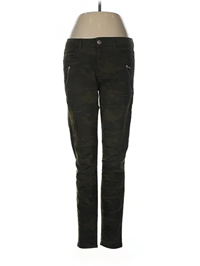 Pre-owned Zara Basic Casual Pants In Green