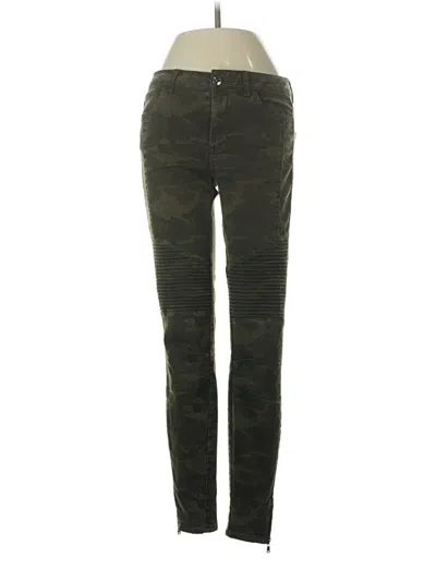 Pre-owned Zara Basic Casual Pants In Green