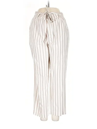 Pre-owned Zara Basic Casual Pants In Ivory