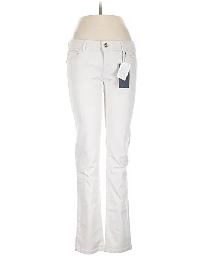 Pre-owned Zara Basic Casual Pants In Ivory