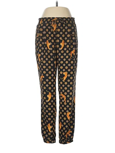 Pre-owned Zara Basic Casual Pants In Orange