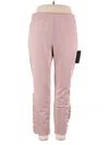 Zara Basic Casual Pants In Pink