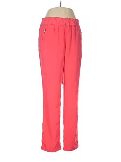 Pre-owned Zara Basic Casual Pants In Pink