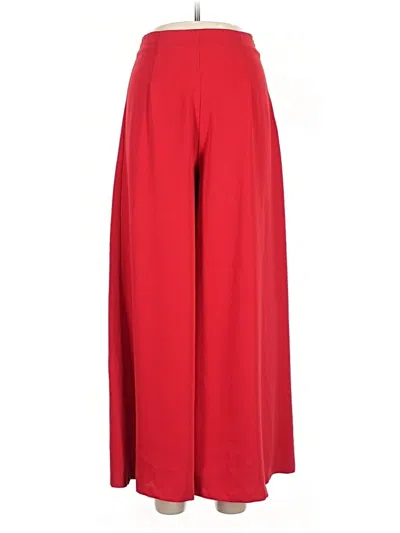 Pre-owned Zara Basic Casual Pants In Red