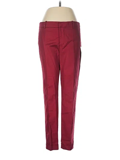 Pre-owned Zara Basic Casual Pants In Red