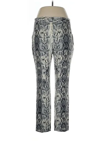 Pre-owned Zara Basic Casual Pants In Silver