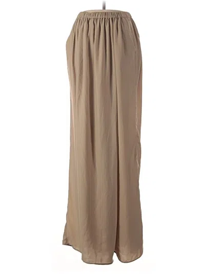 Pre-owned Zara Basic Casual Pants In Tan