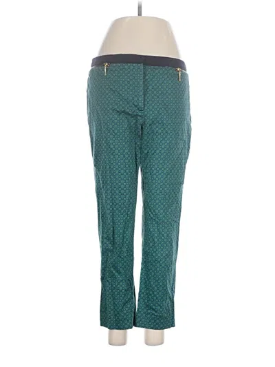 Pre-owned Zara Basic Casual Pants In Teal