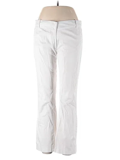 Pre-owned Zara Basic Casual Pants In White