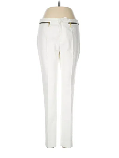 Pre-owned Zara Basic Casual Pants In White