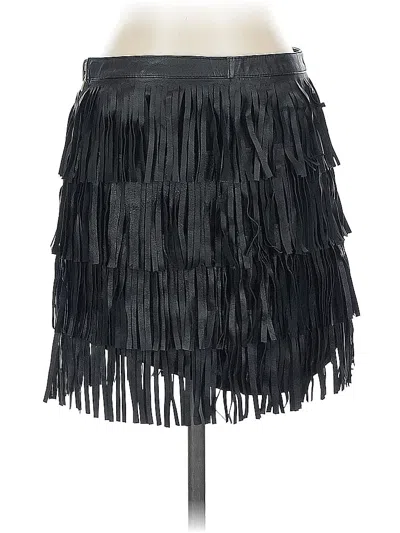 Pre-owned Zara Basic Casual Skirt In Black